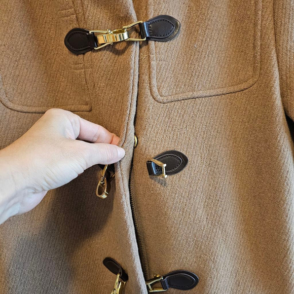 SOLD ‼️‼️‼️‼️ Cole Haan Coat, Size 6, Camel - Picture 9 of 14